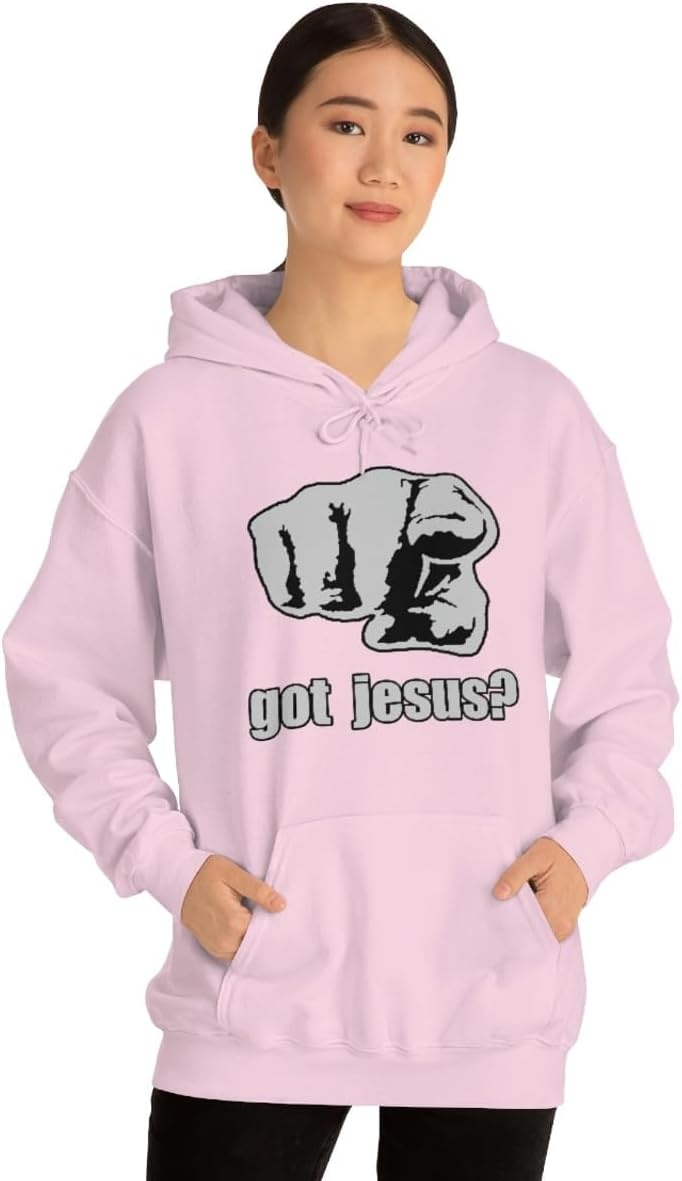 image:imageGot Jesus Christian Hoodie SweatshirtLight Pink