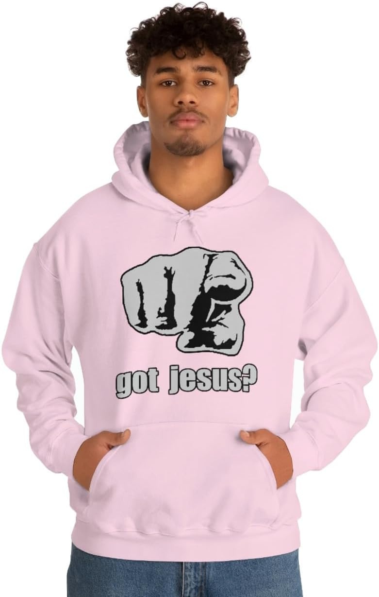 image:imageGot Jesus Christian Hoodie SweatshirtLight Pink