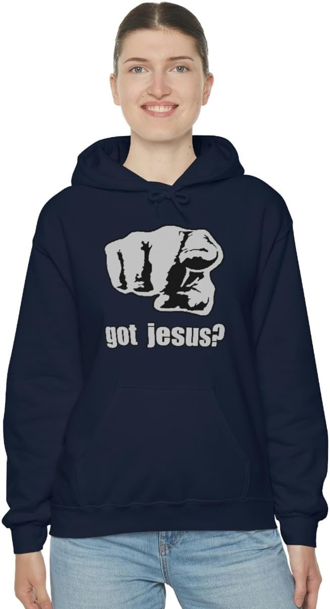 image:imageGot Jesus Christian Hoodie SweatshirtNavy