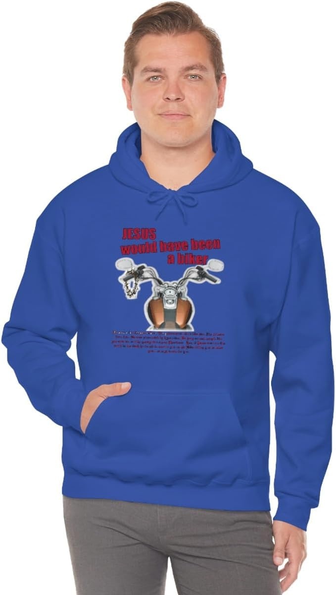 image:imageJesus Would Have Been A Biker Christian Hoodie SweatshirtRoyal