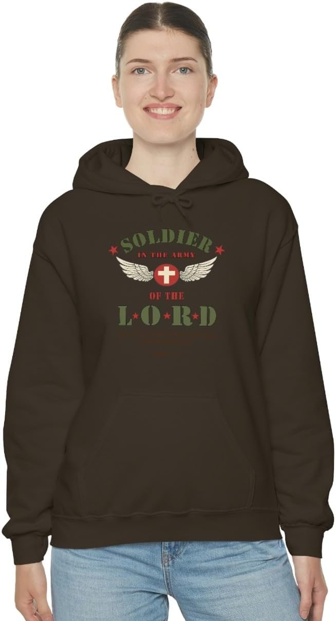 image:imageSoldier Of The Lord Christian Hoodie SweatshirtDark Chocolate