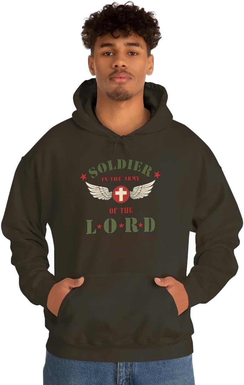 image:imageSoldier Of The Lord Christian Hoodie SweatshirtDark Chocolate