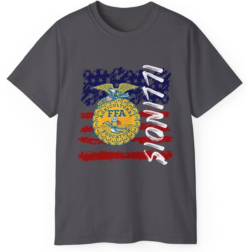 image:imageFFA National FFA Organization Custom State TShirtCharcoal