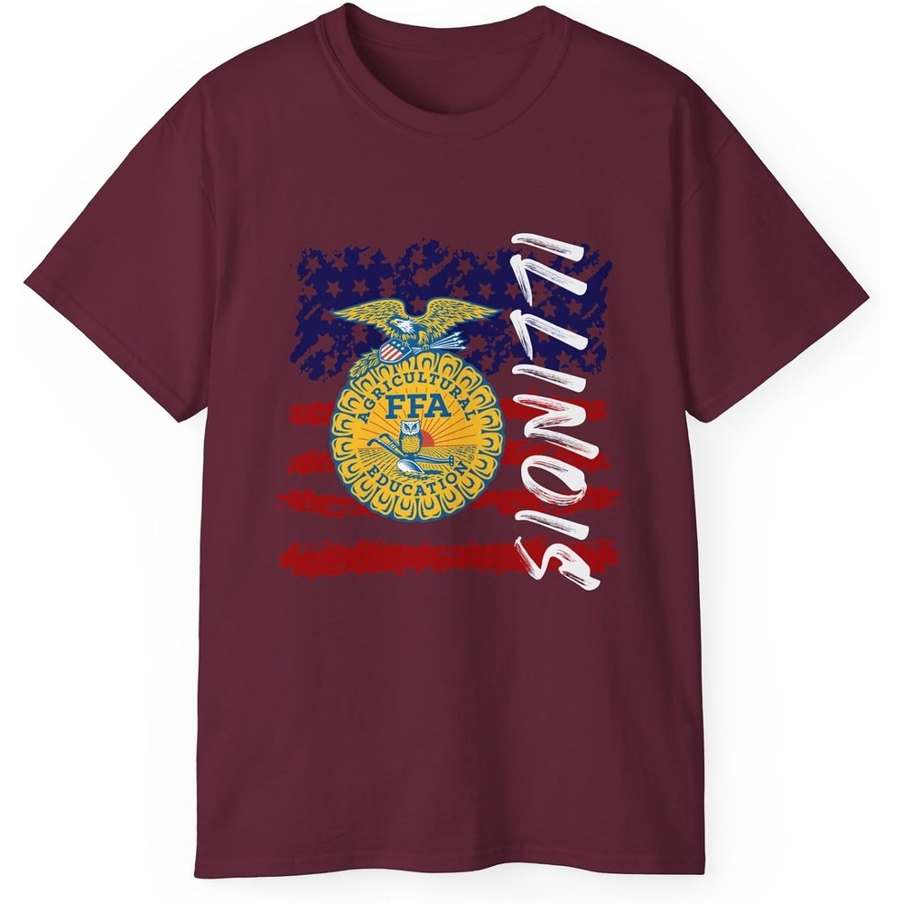 image:imageFFA National FFA Organization Custom State TShirtMaroon