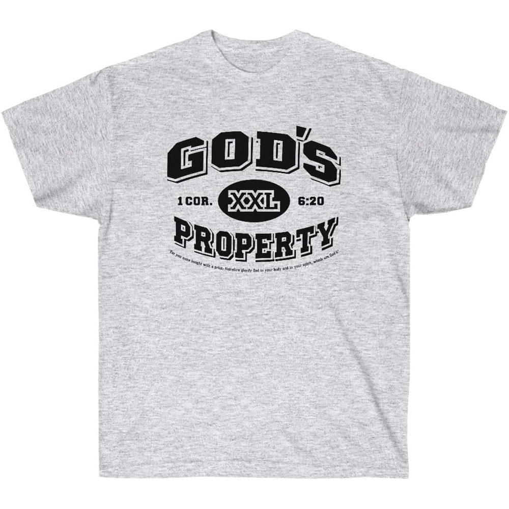 image:imageGods Property  Christian TShirtAsh