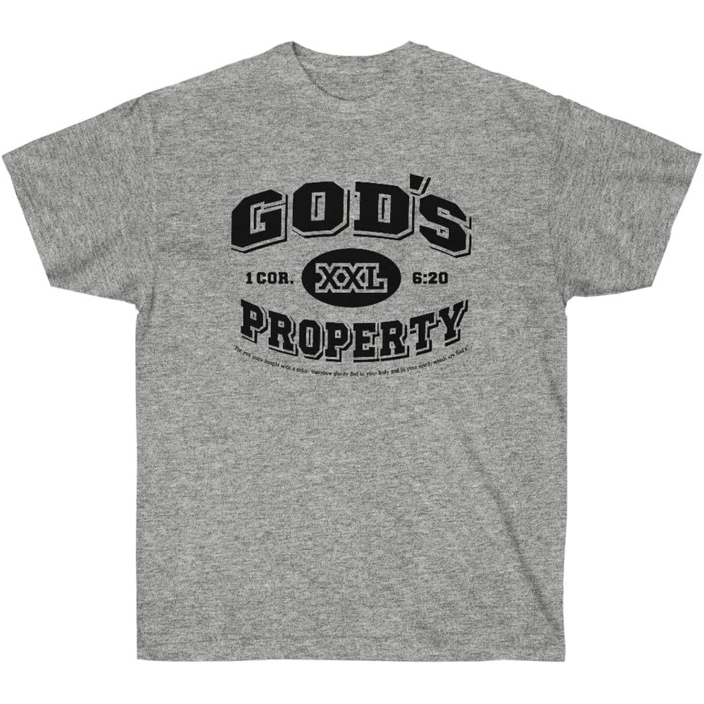 image:imageGods Property Christian TShirtSport Grey