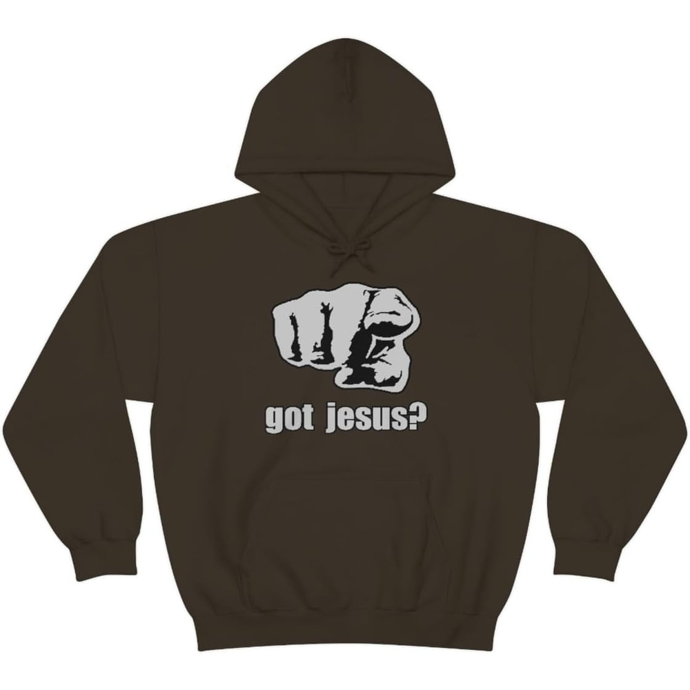 image:imageGot Jesus Christian Hoodie SweatshirtDark Chocolate