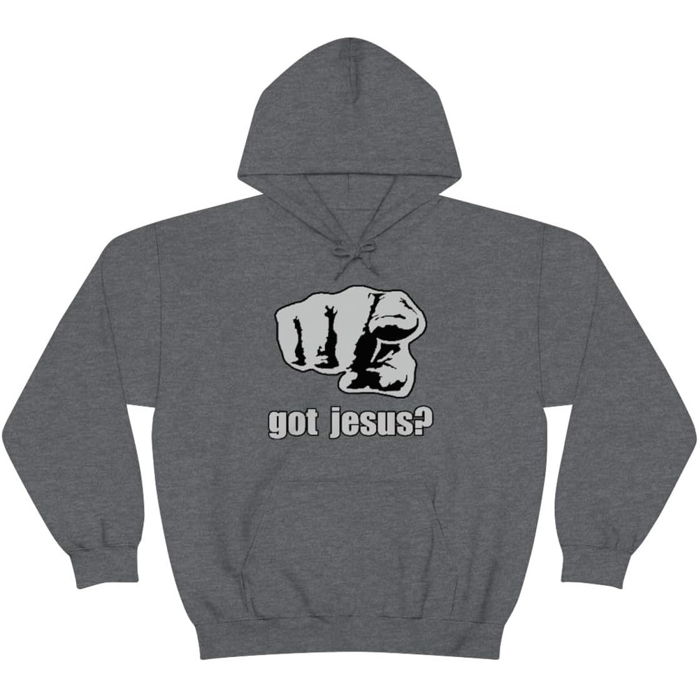 image:imageGot Jesus Christian Hoodie SweatshirtDark Heather