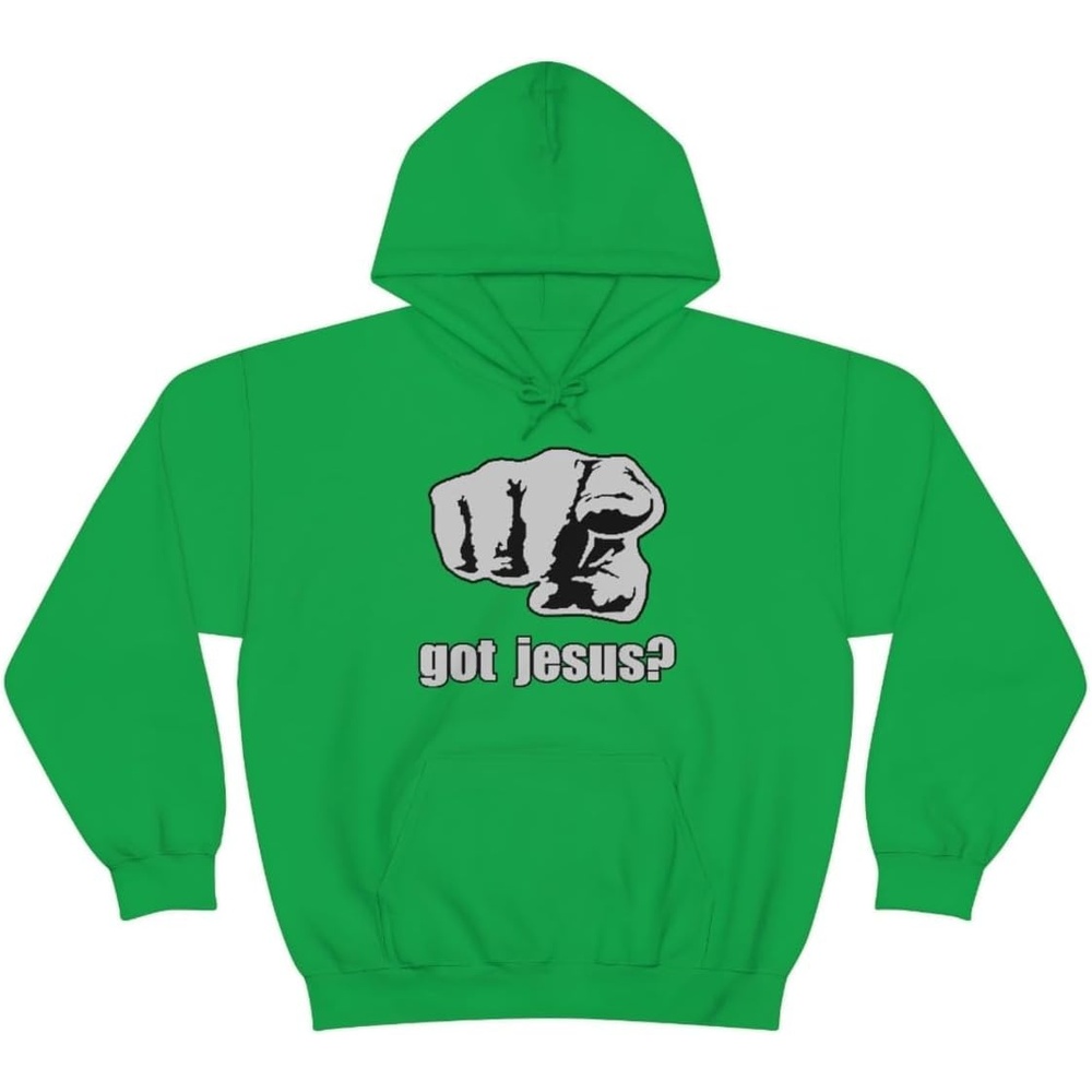 image:imageGot Jesus Christian Hoodie SweatshirtIrish Green