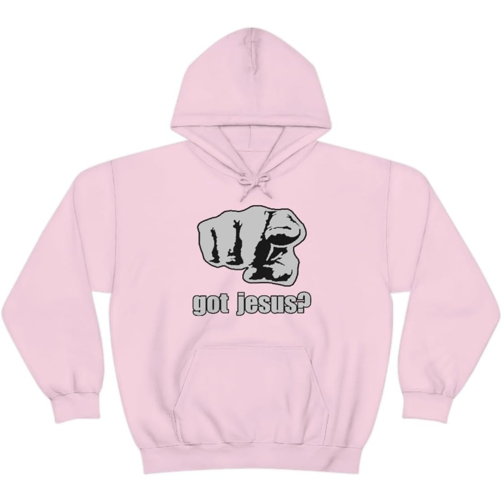 image:imageGot Jesus Christian Hoodie SweatshirtLight Pink