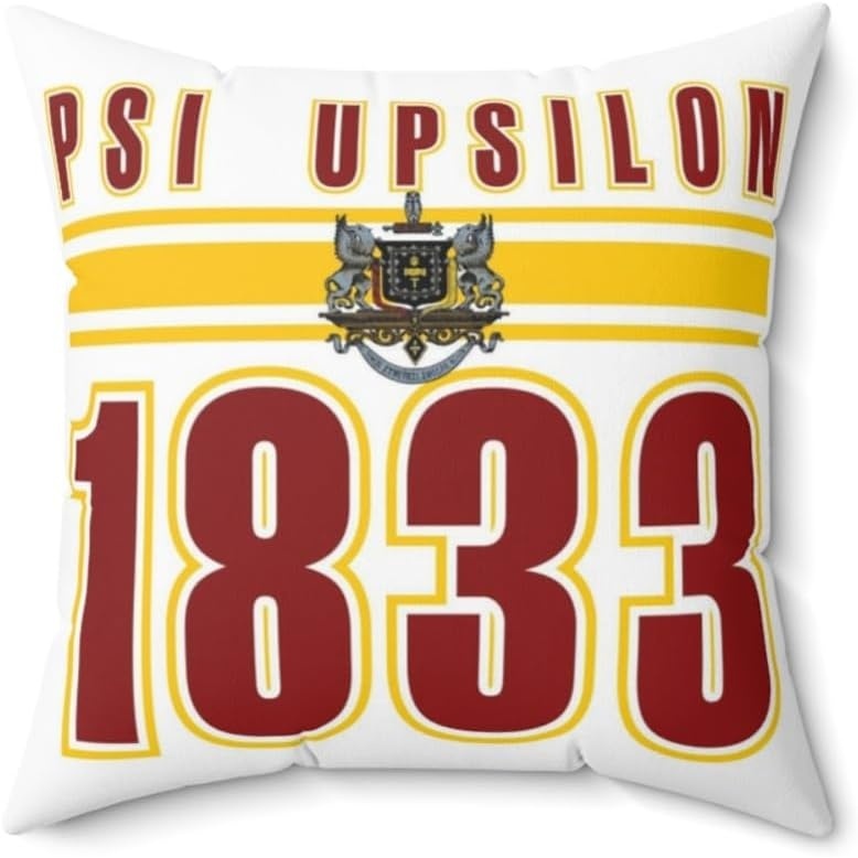 image:imageGreekgear Psi Upsilon Crest Square Pillow 16 x 1616 X 16