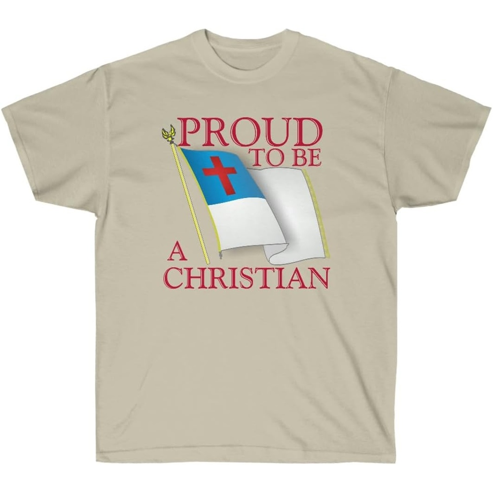 image:imageProud to Be A Christian Flag Christian TShirtSand