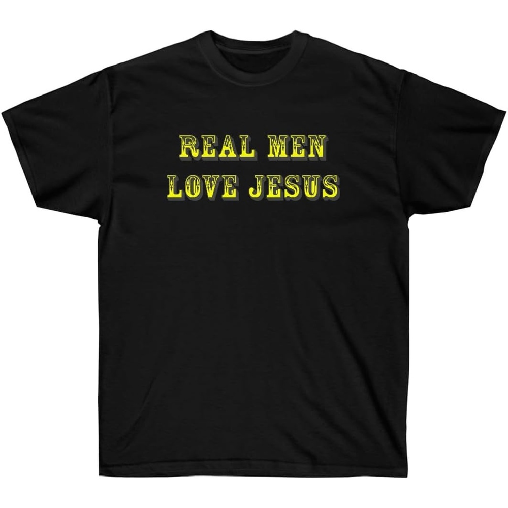 image:imageReal Men Love Jesus Christian TShirtBlack