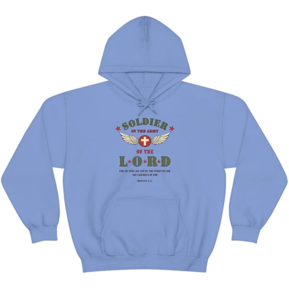 image:imageSoldier Of The Lord Christian Hoodie SweatshirtCarolina Blue
