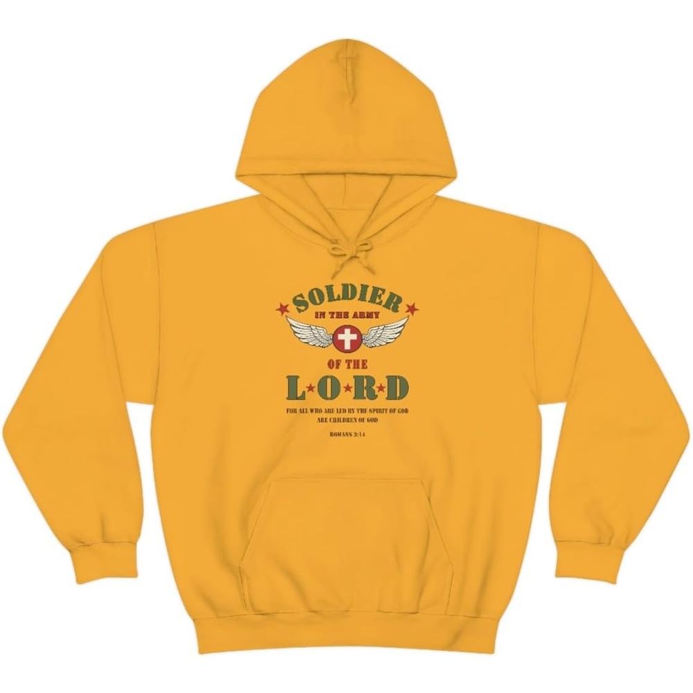 image:imageSoldier Of The Lord  Christian Hoodie SweatshirtGold