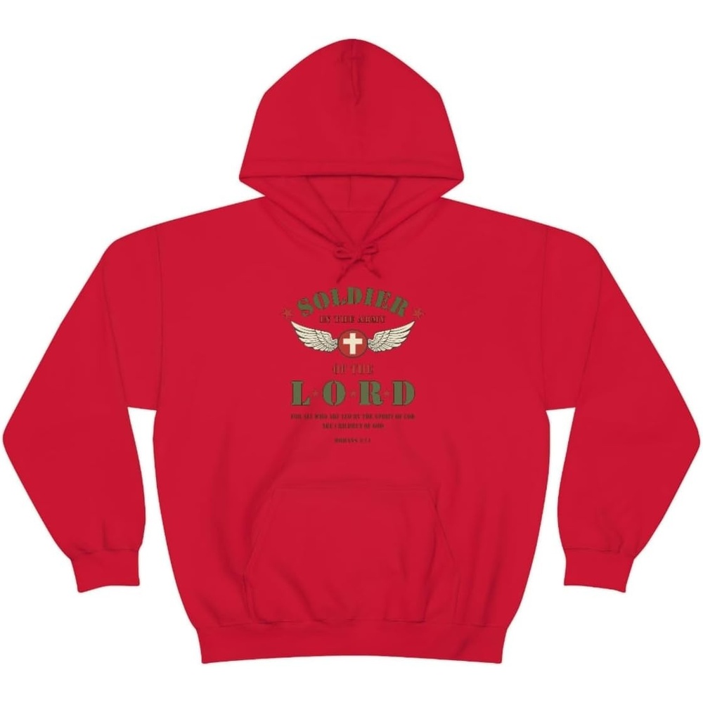 image:imageSoldier Of The Lord  Christian Hoodie SweatshirtRed
