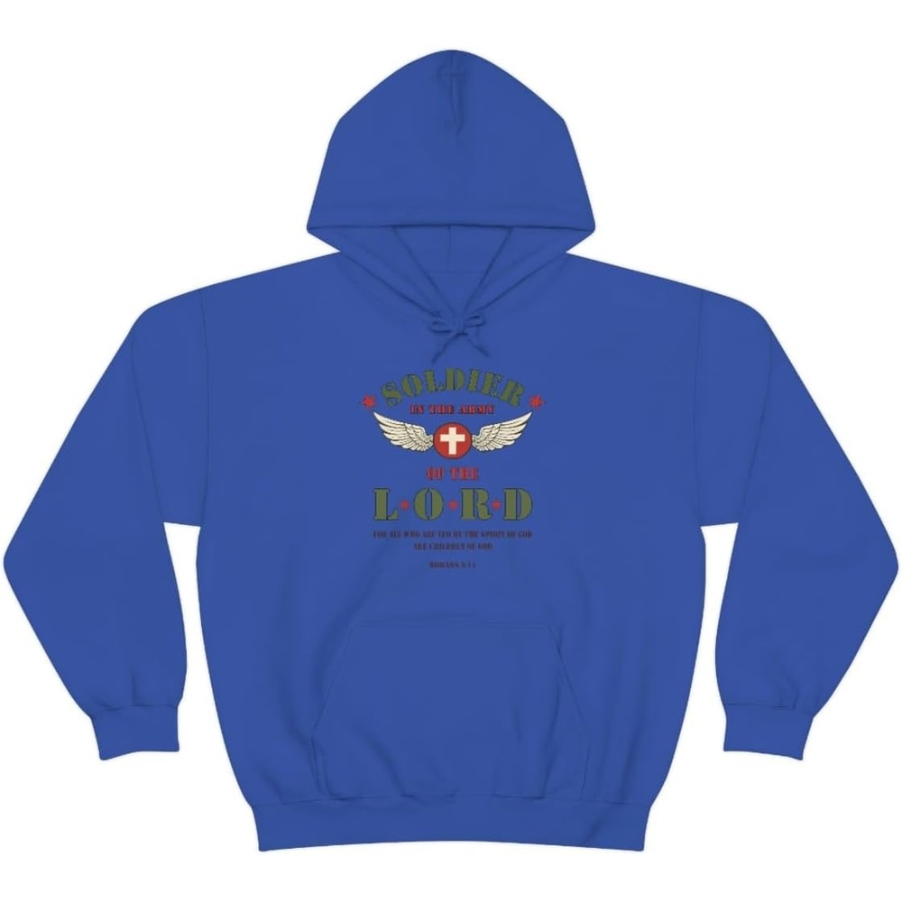 image:imageSoldier Of The Lord  Christian Hoodie SweatshirtRoyal