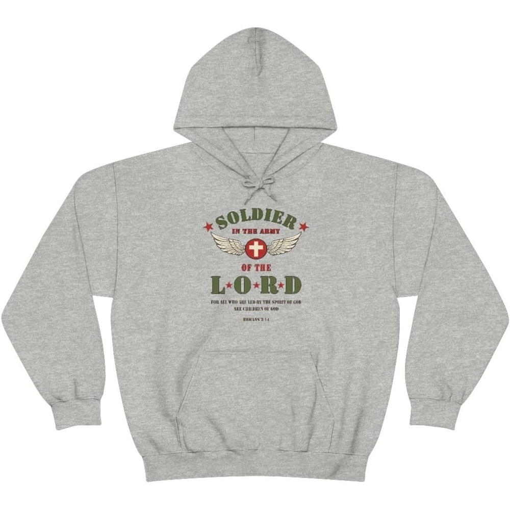 image:imageSoldier Of The Lord  Christian Hoodie SweatshirtSport Grey