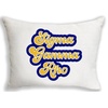 Greekgear Sigma Gamma Rho Retro Throw Pillow