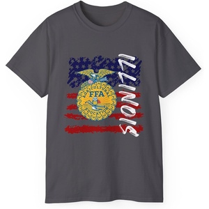 FFA – National FFA Organization Custom State T-Shirt(Charcoal)