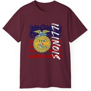 FFA – National FFA Organization Custom State T-Shirt(Maroon)