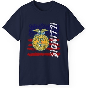FFA – National FFA Organization Custom State T-Shirt(Navy)