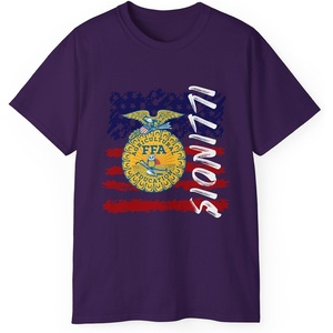 FFA – National FFA Organization Custom State T-Shirt(Purple)