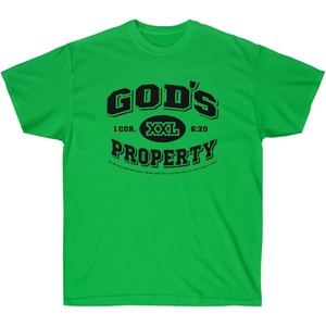 God’s Property – Christian T-Shirt(Irish Green)