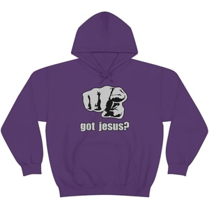 Got Jesus? – Christian Hoodie Sweatshirt(Purple)