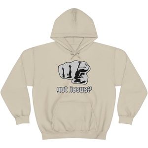 Got Jesus? – Christian Hoodie Sweatshirt(Sand)