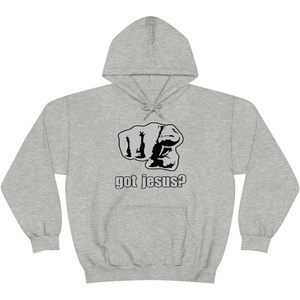 Got Jesus? – Christian Hoodie Sweatshirt(Sport Grey)