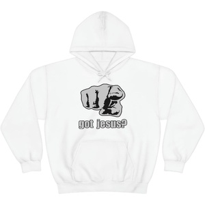 Got Jesus? – Christian Hoodie Sweatshirt(White)