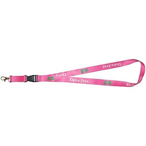 Greekgear Delta Zeta Lanyard(Pink)