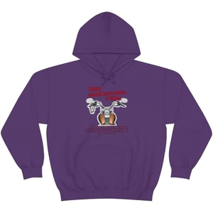 Jesus Would Have Been A Biker – Christian Hoodie Sweatshirt(Purple)