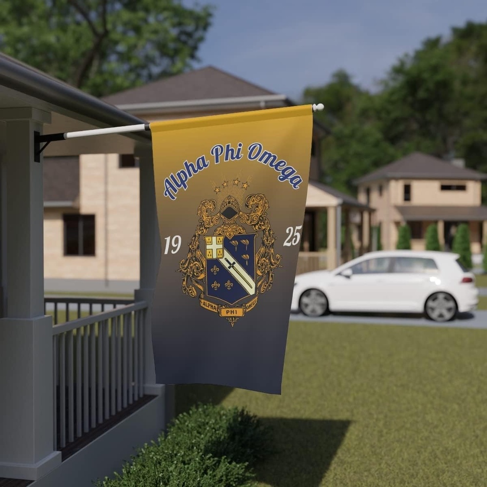image:imageAlpha Phi Omega House Flag Banner
