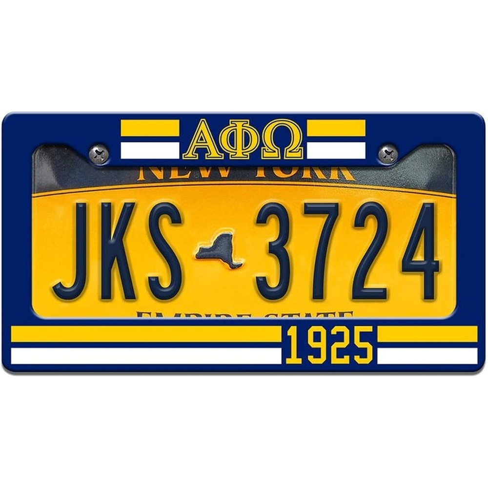 image:imageAlpha Phi Omega Year License Plate Frame