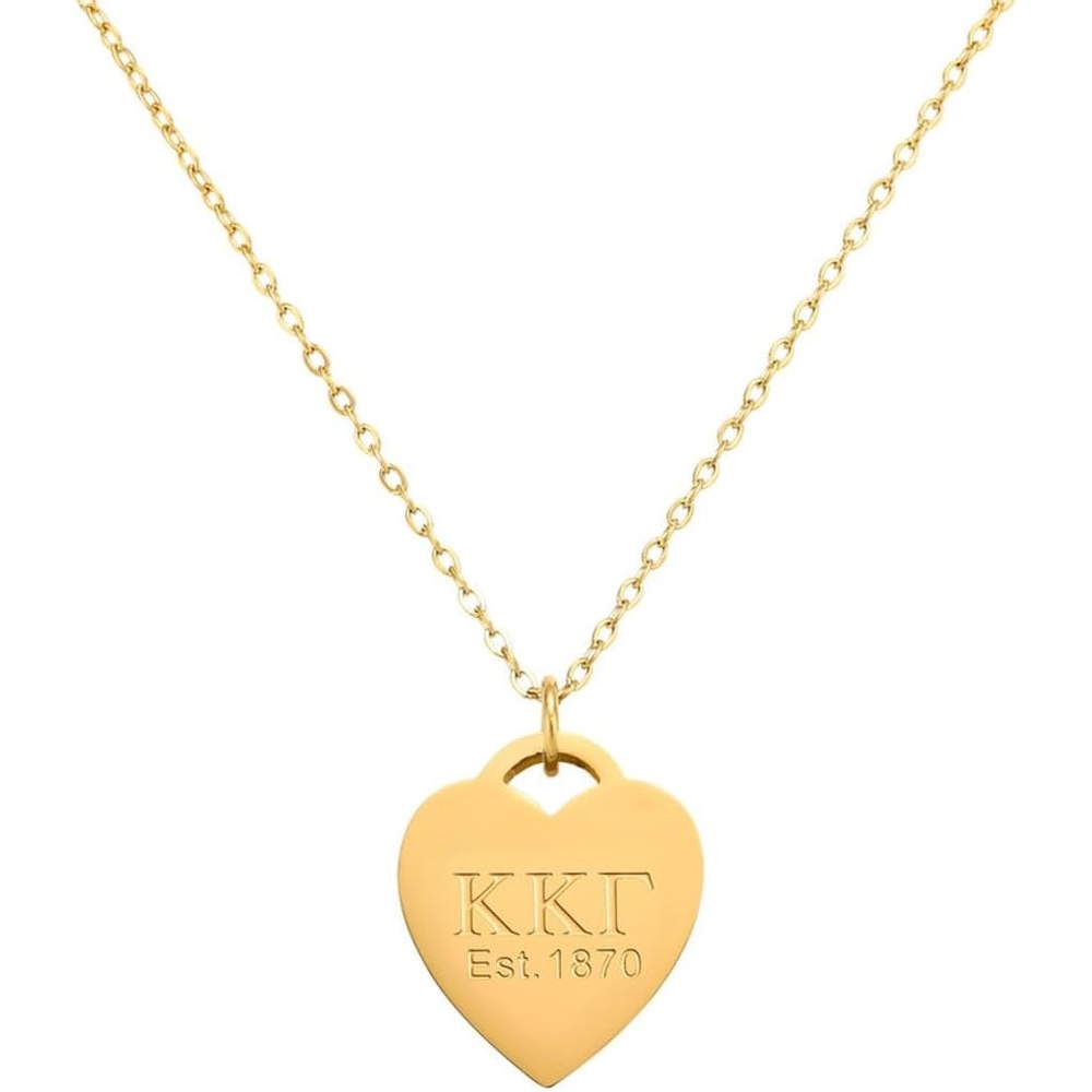 image:imageGreekgear Kappa Kappa Gamma Heart Tag Necklace