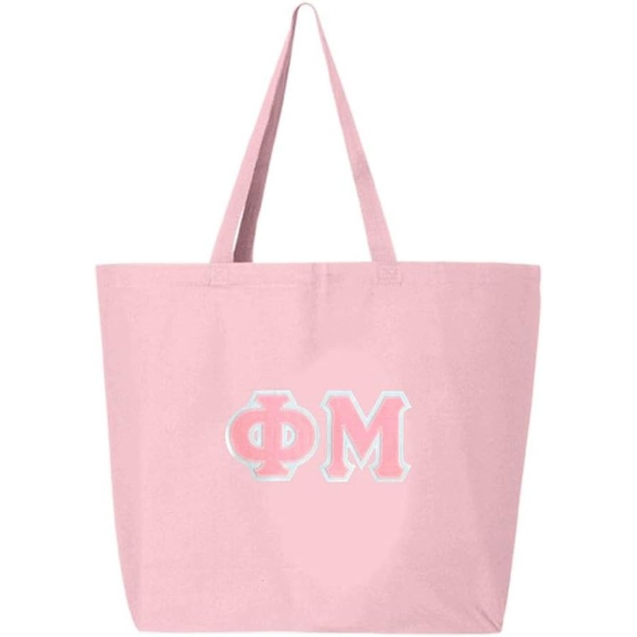 image:imageGreekgear Phi Mu Jumbo Canvas Tote