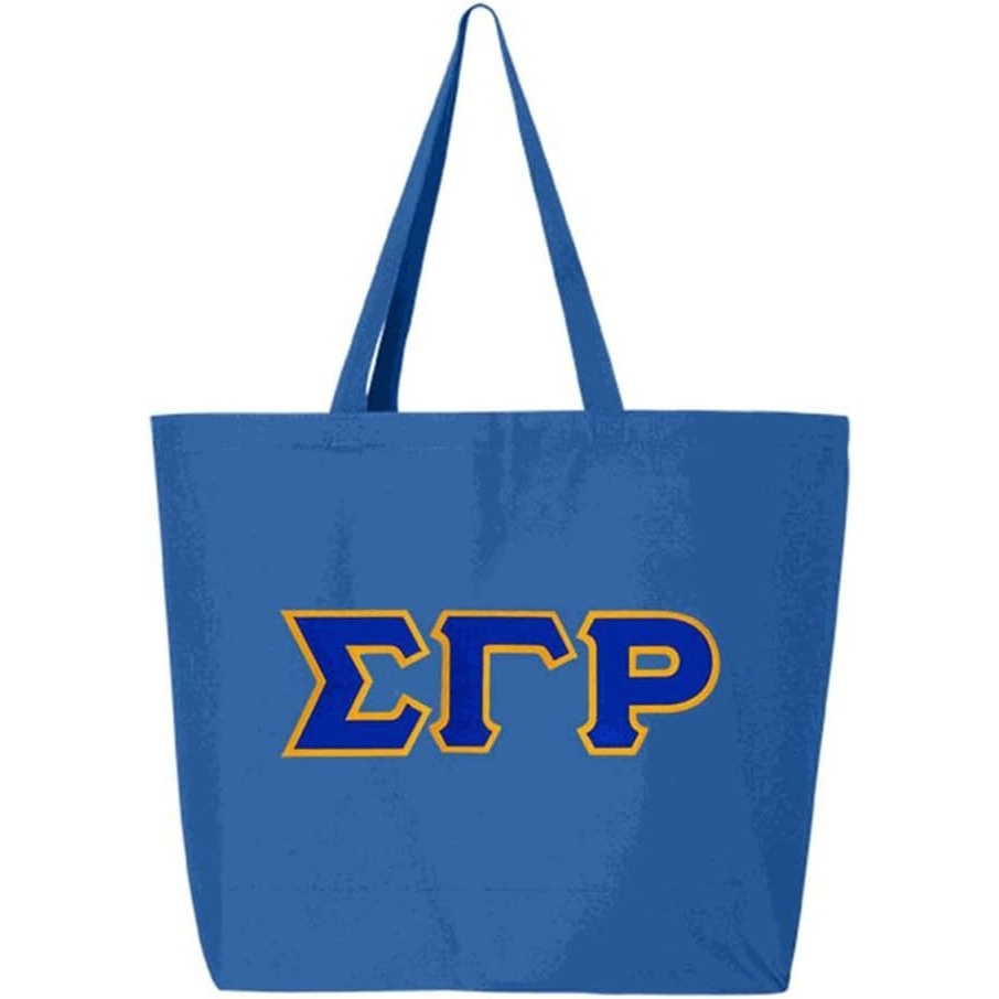 image:imageGreekgear Sigma Gamma Rho Jumbo Canvas Tote