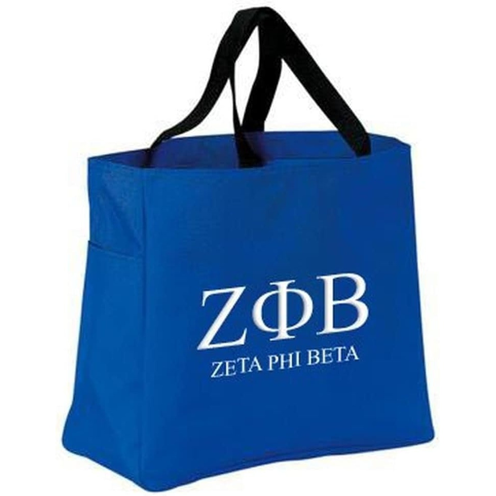 image:imageGreekgear Zeta Phi Beta Pack N Play Tote Royal Blue