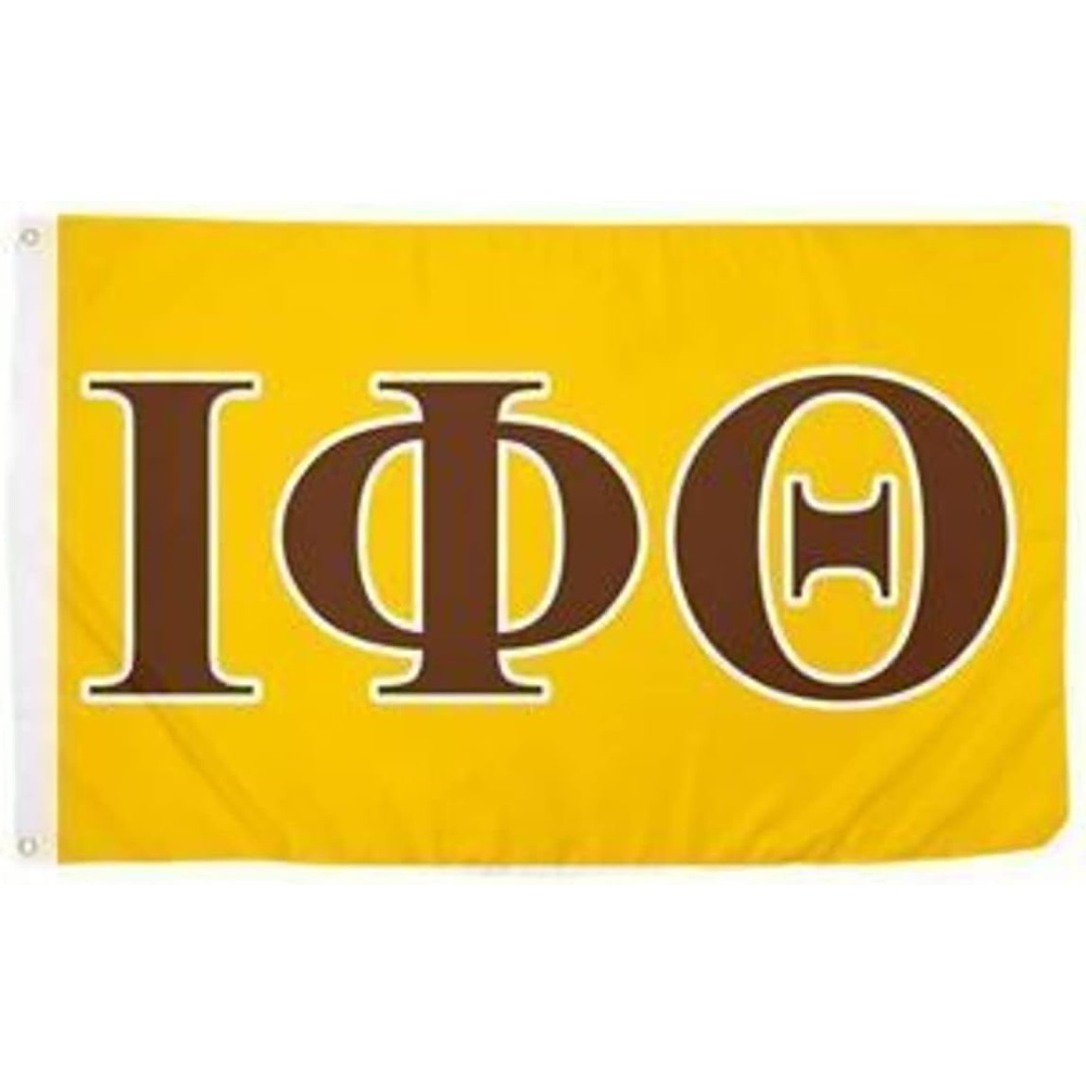 image:imageIota Phi Theta Big Greek Letter Flag Brown