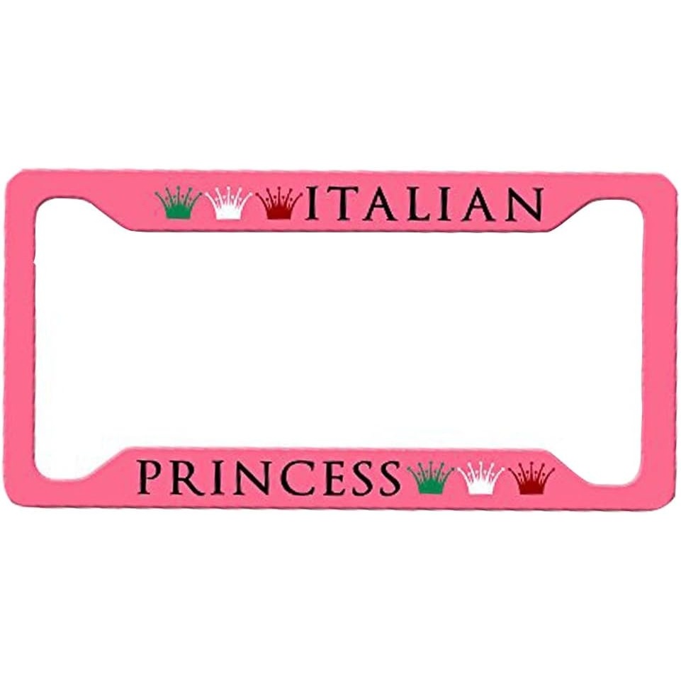 image:imageItalianSicilian Princess License Plate Frame