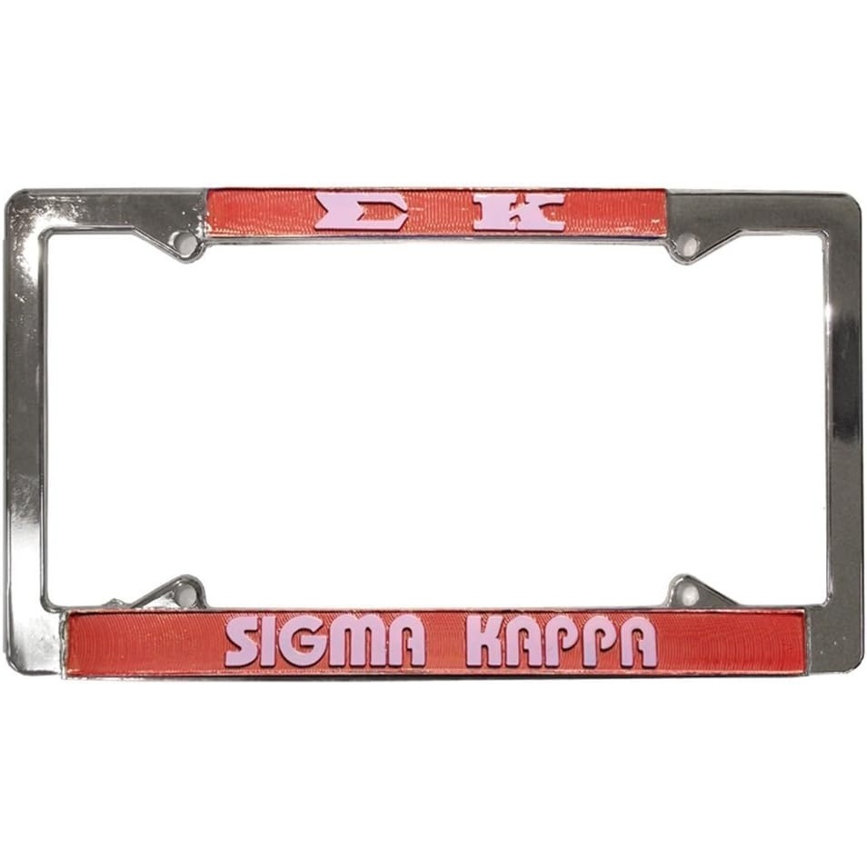 image:imageSigma Kappa License Plate Frame