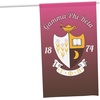 Gamma Phi Beta House Flag Banner