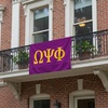 Omega Psi Phi Huge Letters Flag (3′ x 5′)
