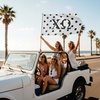Chi Omega Polka Dot Sorority Flags