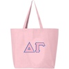 Delta Gamma Jumbo Canvas Tote