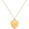 Greekgear Alpha Delta Pi Heart Tag Necklace