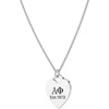 Greekgear Alpha Phi Silver Heart Necklace
