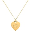 Greekgear Alpha Xi Delta Heart Tag Necklace